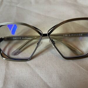 Caddis Birdcage Women's Glasses - Silver